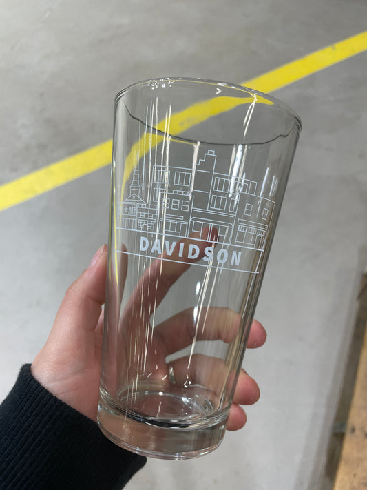 Davidson Skyline Pint Glass