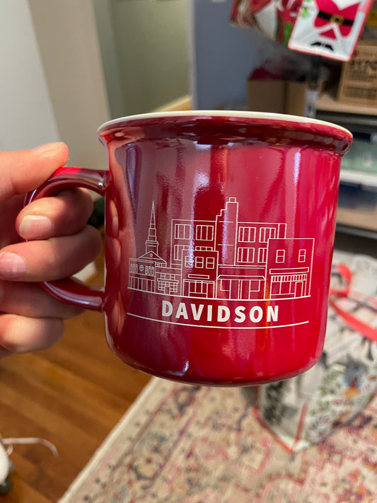 Davidson Red Skyline Mug