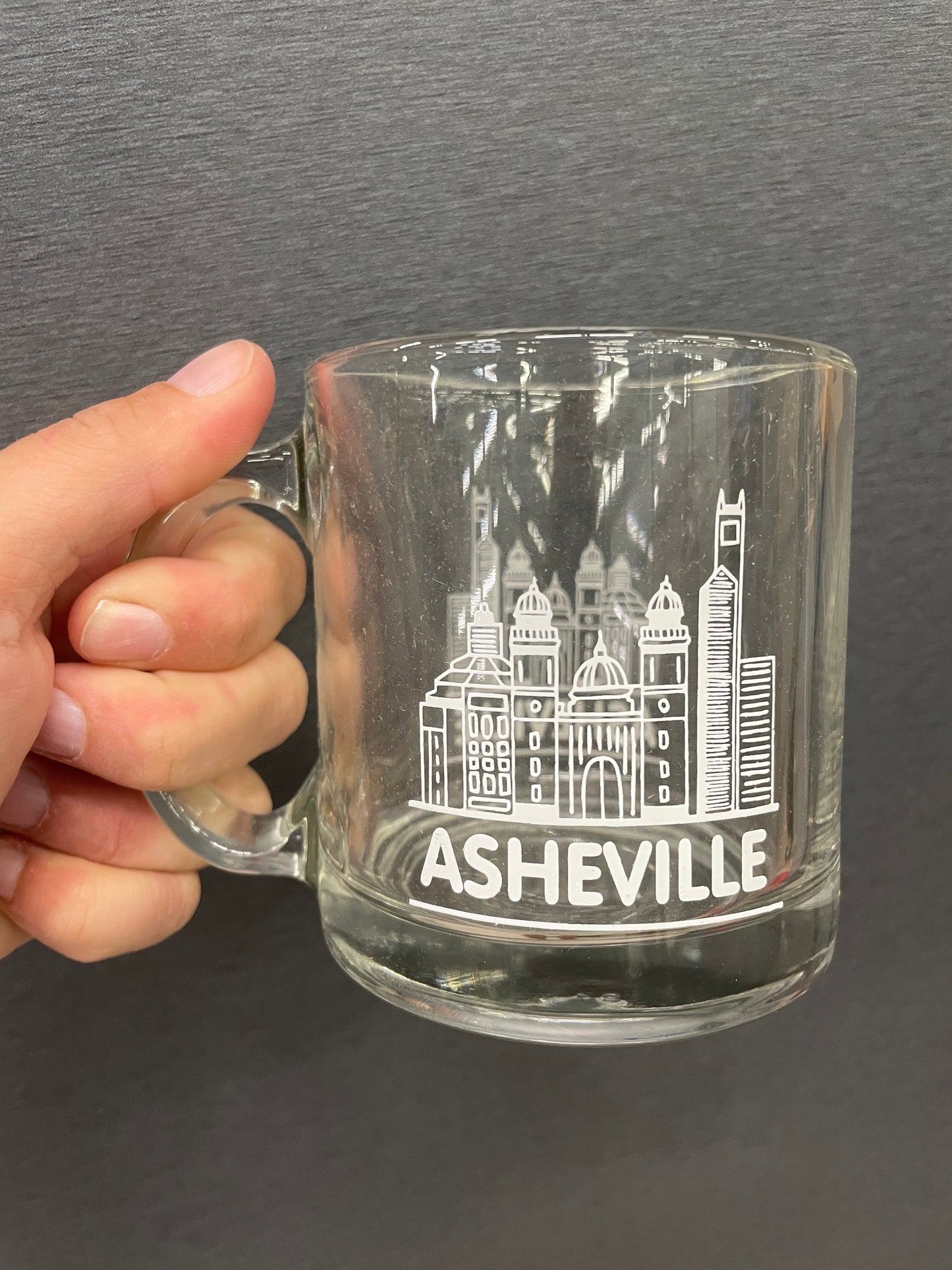 AVL Skyline Glass Mug