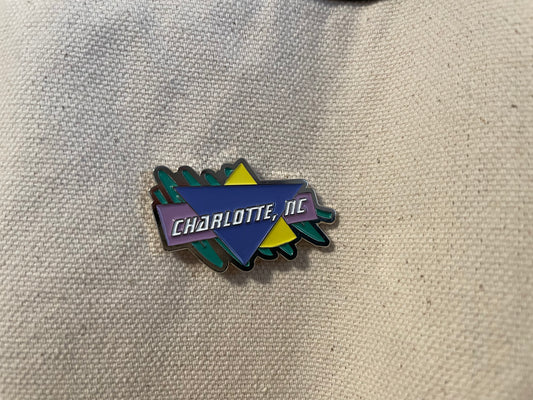 Retro CLT Enamel Pin