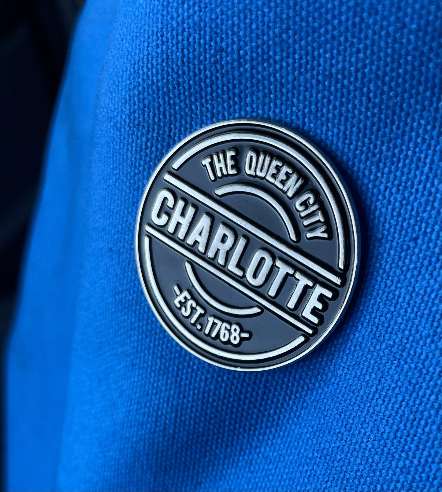 CLT Round Enamel Pin