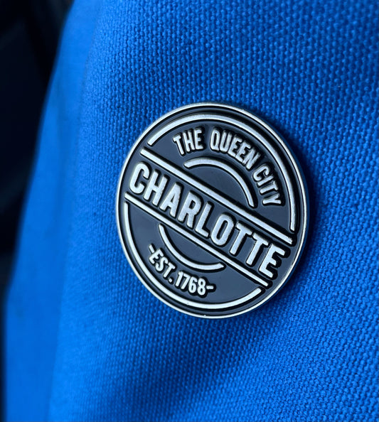 CLT Round Enamel Pin