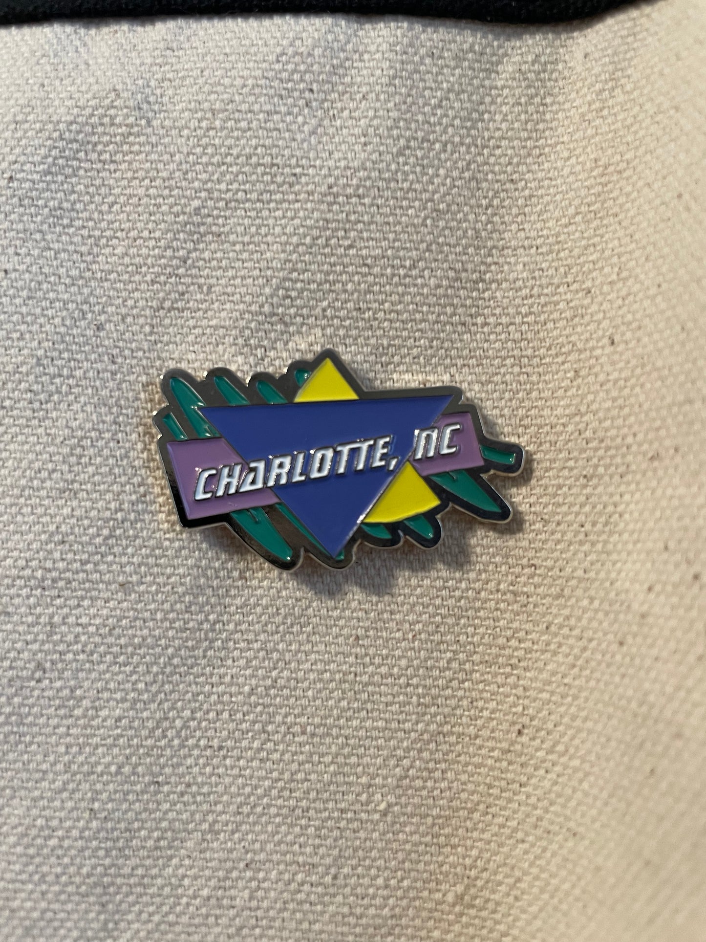 Retro CLT Enamel Pin