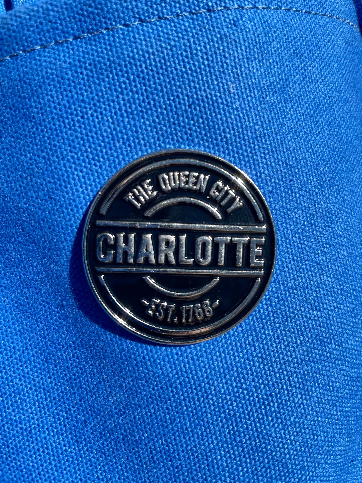 CLT Round Enamel Pin