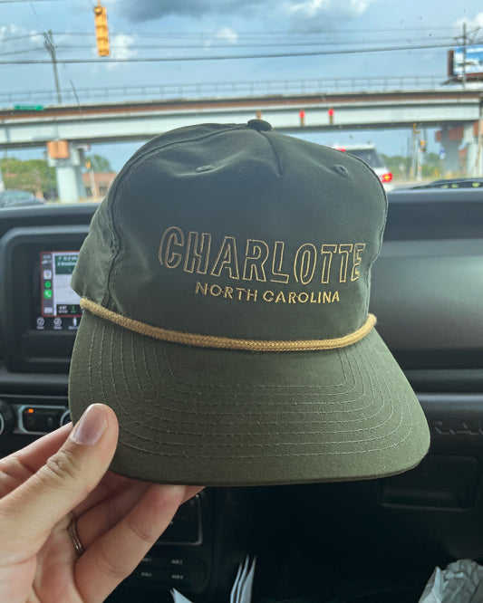 CLT Embroidered Hat- Green