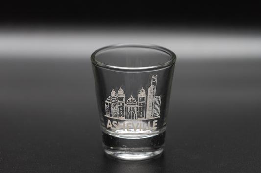 Asheville, NC Shot Glass