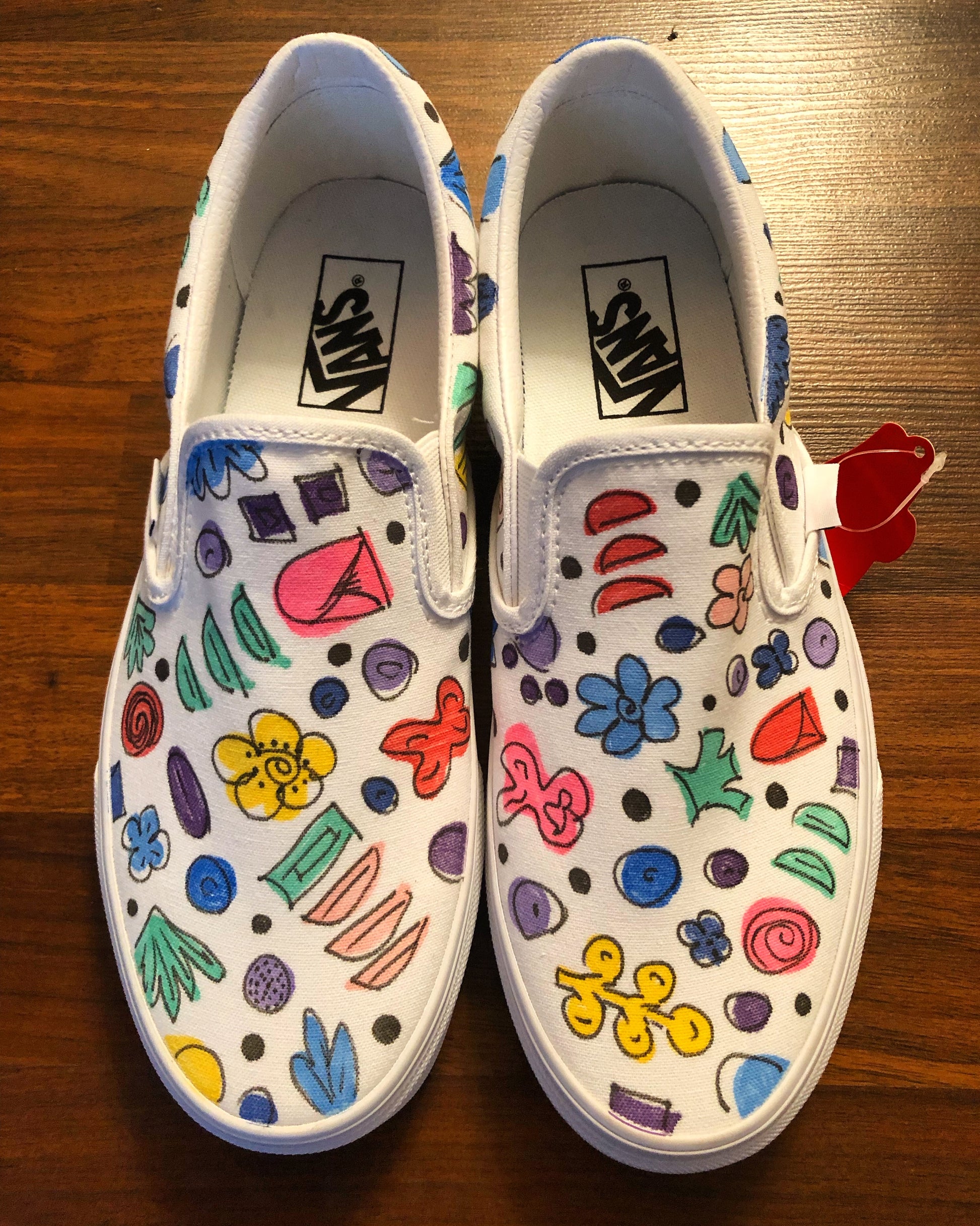 Custom Painted Vans Slip-Ons